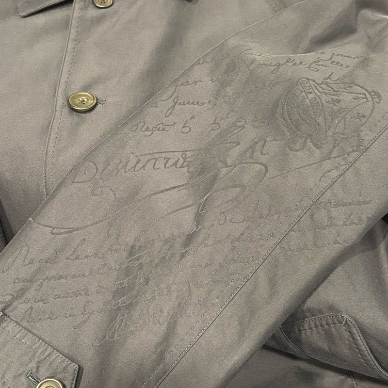 ベルルッティ Berluti カリグラフィ切替リバーシブルコート R230CL81 ネイビー コットン メンズ その他アウター