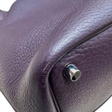 エルメス HERMES ピコタンロックPM　□M刻印　SV金具 プルーン レザー トリヨン レディース ハンドバッグ