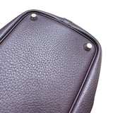 エルメス HERMES ピコタンロックPM　□M刻印　SV金具 プルーン レザー トリヨン レディース ハンドバッグ