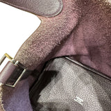 エルメス HERMES ピコタンロックPM　□M刻印　SV金具 プルーン レザー トリヨン レディース ハンドバッグ
