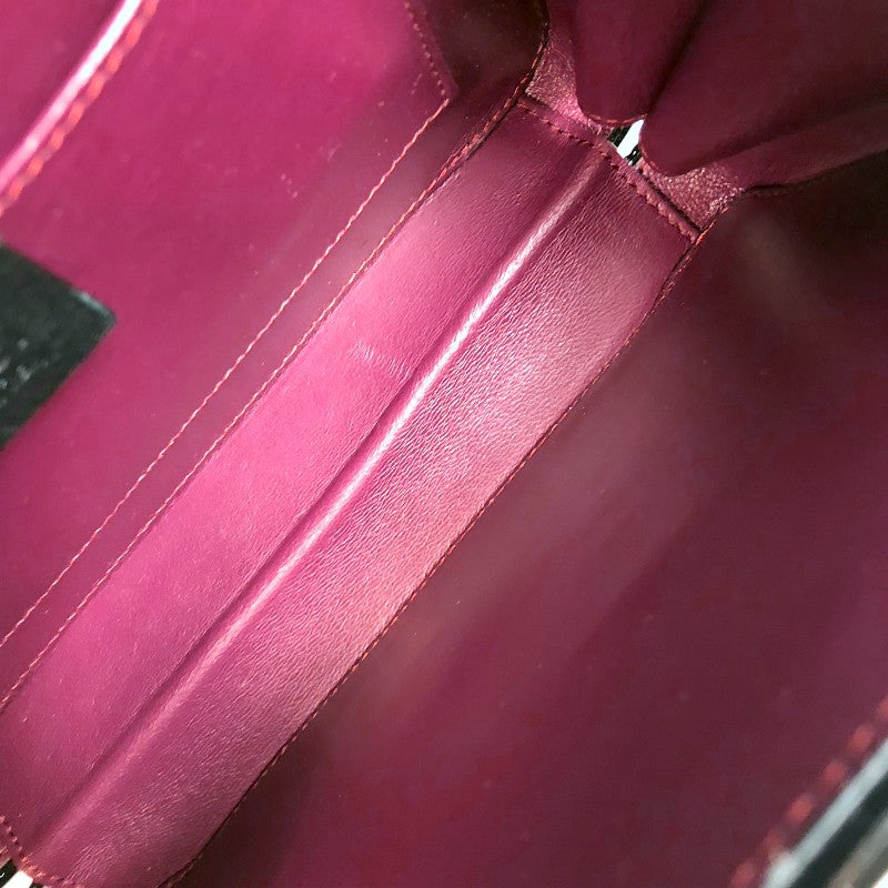 GUCCI グッチ ヒステリア ハンドバッグ パテントレザー エナメル
