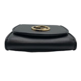 グッチ GUCCI ブロンディ ミディアム チェーンウォレット 725219 ブラック レザー レディース 二つ折り財布
