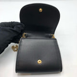 グッチ GUCCI ブロンディ ミディアム チェーンウォレット 725219 ブラック レザー レディース 二つ折り財布