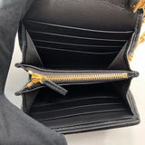 グッチ GUCCI ブロンディ ミディアム チェーンウォレット 725219 ブラック レザー レディース 二つ折り財布