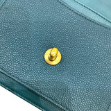 シャネル CHANEL マトラッセ スモールフラップバッグ AS0785 28番台 グリーン ゴールド金具 レザー レディース ショルダーバッグ
