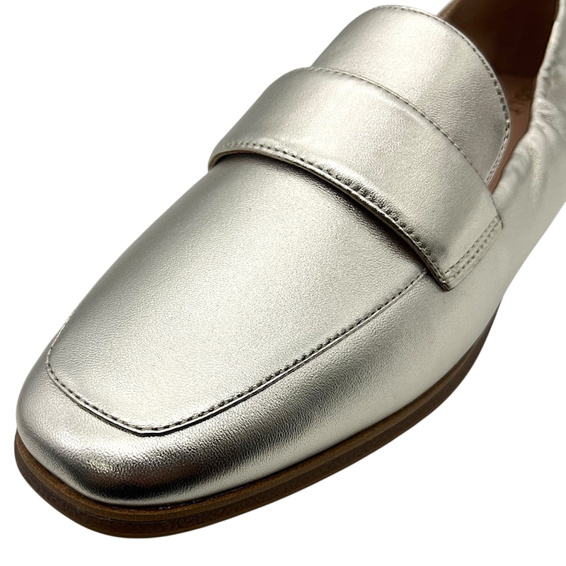 コールハーン COLE HAAN ローファー 36 ゴールド レザー レディース ローファー