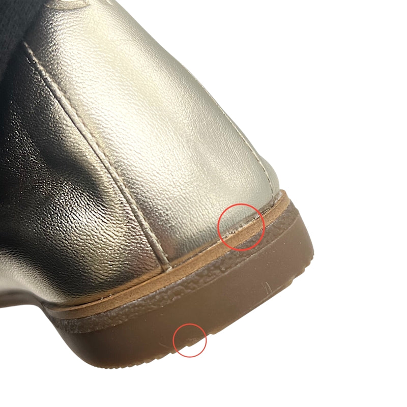 コールハーン COLE HAAN ローファー 36 ゴールド レザー レディース ローファー