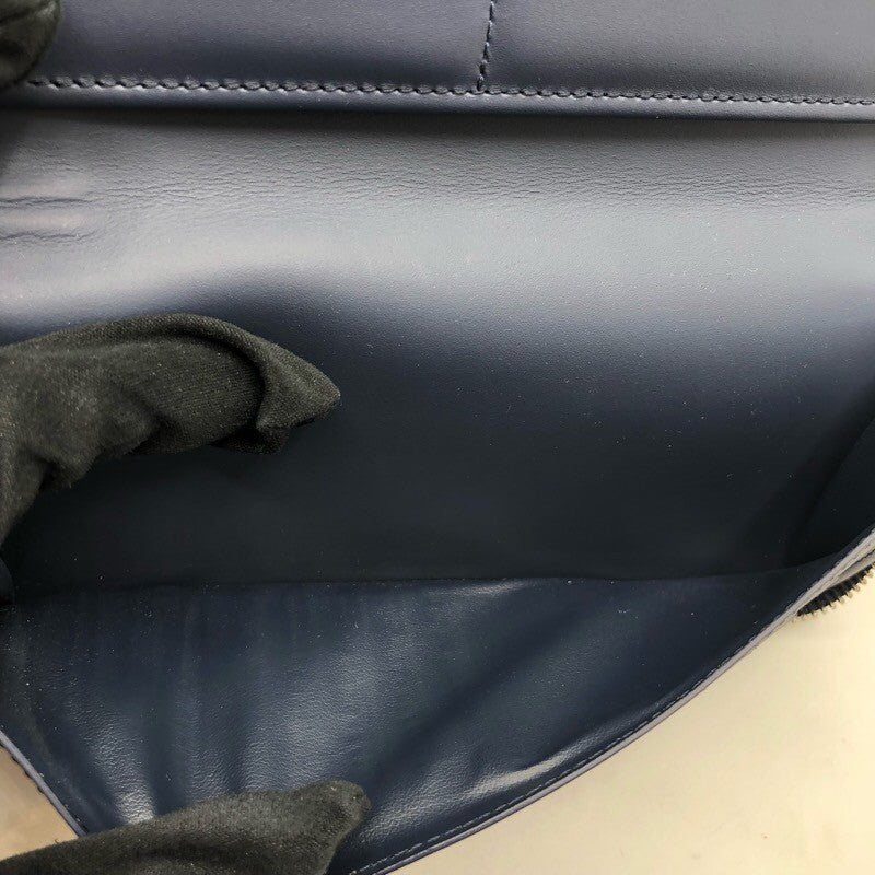 ルイ・ヴィトン LOUIS VUITTON ジッピーウォレット・ヴェルティカル M81767 マリーヌ アエログラム メンズ 長財布