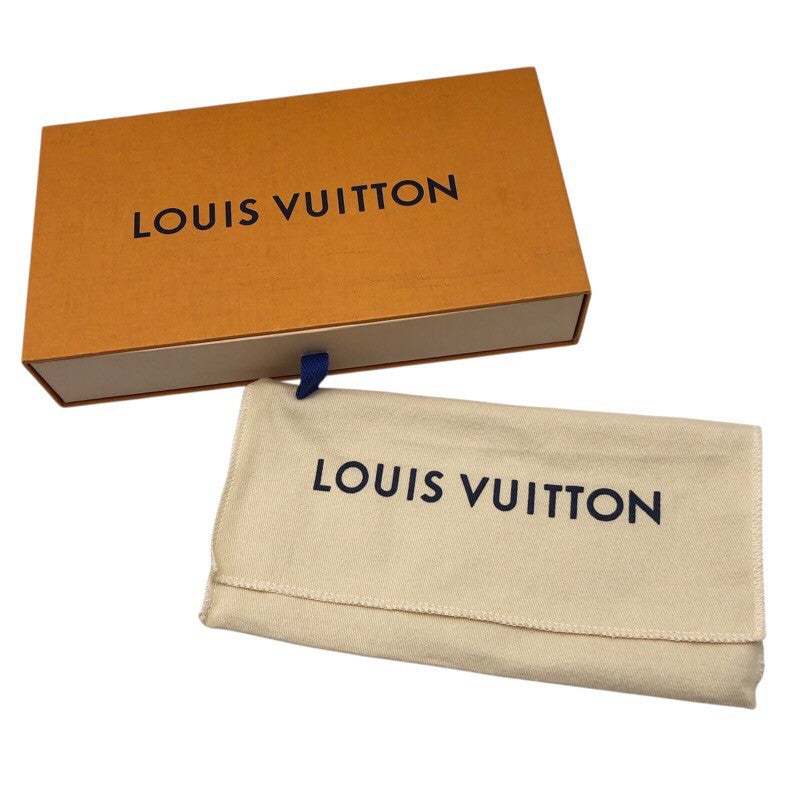 ルイ・ヴィトン LOUIS VUITTON ジッピーウォレット・ヴェルティカル M81767 マリーヌ アエログラム メンズ 長財布