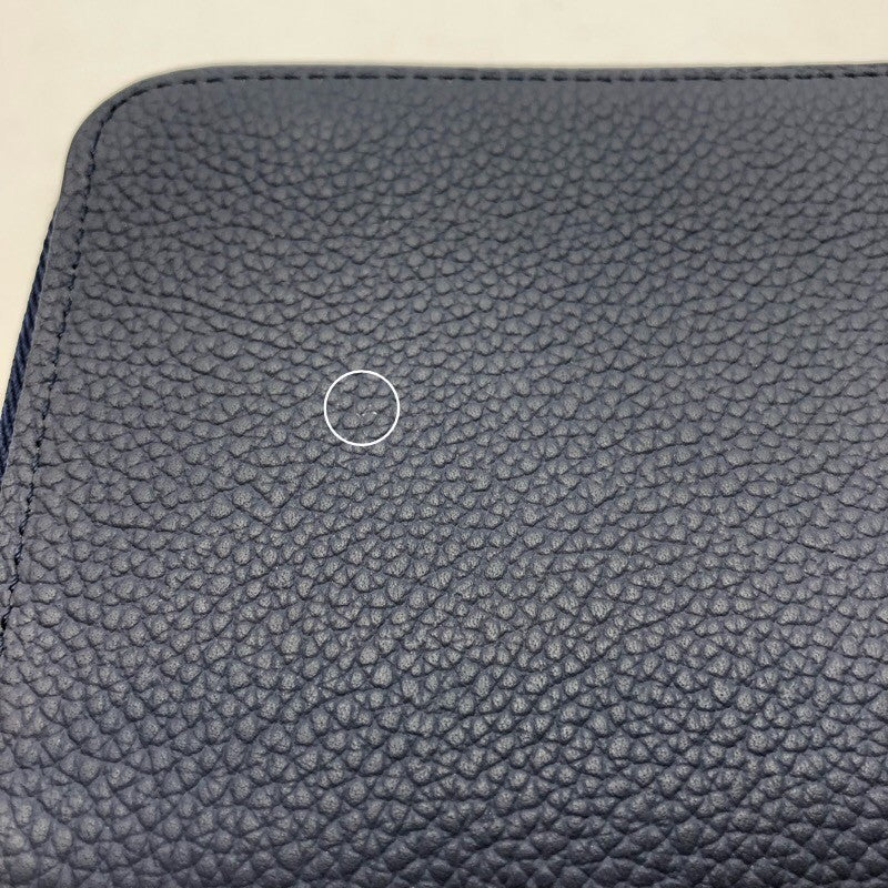 ルイ・ヴィトン LOUIS VUITTON ジッピーウォレット・ヴェルティカル M81767 マリーヌ アエログラム メンズ 長財布