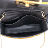 フェンディ FENDI ナノバゲット 7AR844 イエロー レザー レディース ショルダーバッグ