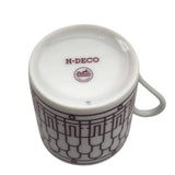 エルメス HERMES Hデコカップ＆ソーサー 磁器 ユニセックス 食器