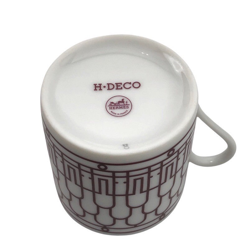 エルメス HERMES Hデコカップ＆ソーサー 磁器 ユニセックス 食器