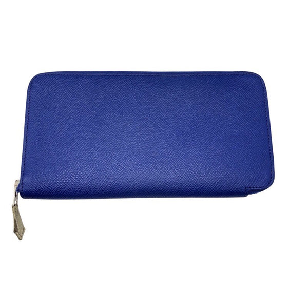 エルメス HERMES アザップロングシルクイン □O刻 ブルー  