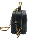 シャネル CHANEL マトラッセ　2WAY　チェーンショルダー ブラック×GD金具 キャビア レディース ショルダーバッグ