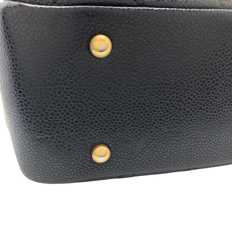 シャネル CHANEL マトラッセ　2WAY　チェーンショルダー ブラック×GD金具 キャビア レディース ショルダーバッグ