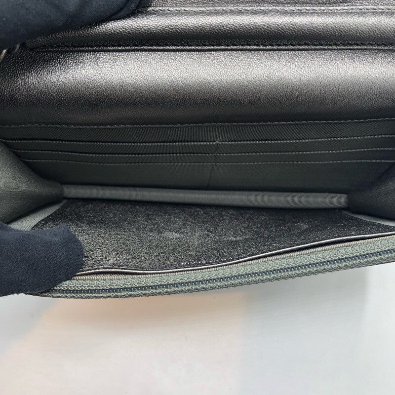 シャネル CHANEL 2.55チェーンウォレット メタリックフシルバー/SV金具 レザー レディース ショルダーバッグ