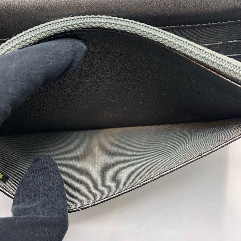 シャネル CHANEL 2.55チェーンウォレット メタリックフシルバー/SV金具 レザー レディース ショルダーバッグ