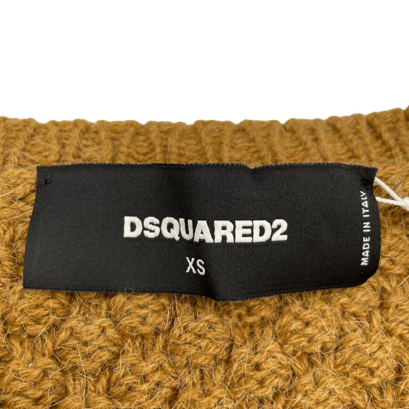 ディースクエアード DSQUARED オーバーサイズニットカーディガン S74HA1084 ブラウン メンズ カーディガン