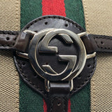 グッチ GUCCI シェリーライン パンチングトート 114882 キャンバス・レザー レディース ハンドバッグ