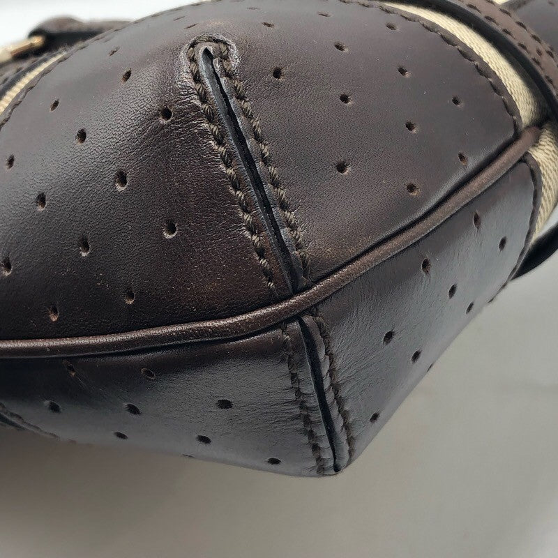 グッチ GUCCI シェリーライン パンチングトート 114882 キャンバス・レザー レディース ハンドバッグ