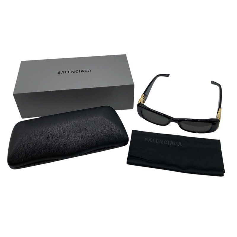 バレンシアガ BALENCIAGA BBロゴスクエアサングラス BB0096S プラスティック ユニセックス サングラス