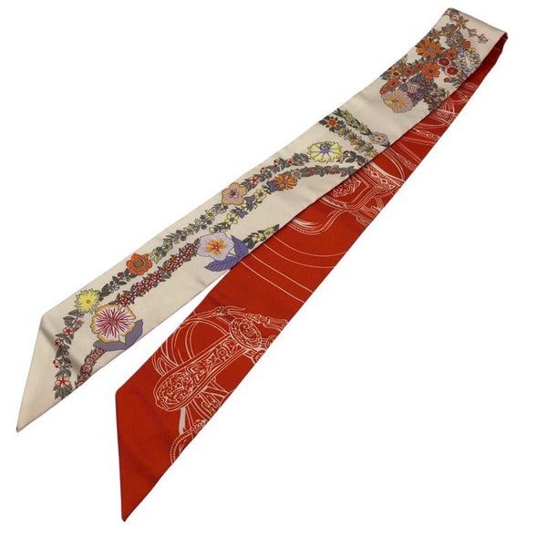 エルメス HERMES ツイリー　BRIDES DE GALA EN FLEURS マルチカラー シルク100％ レディース スカーフ