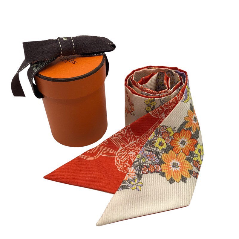 エルメス HERMES ツイリー　BRIDES DE GALA EN FLEURS マルチカラー シルク100％ レディース スカーフ