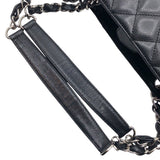 シャネル CHANEL PTSチェーントート A50994 ブラック×SV金具 キャビアスキン レディース トートバッグ