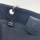 シャネル CHANEL PTSチェーントート A50994 ブラック×SV金具 キャビアスキン レディース トートバッグ
