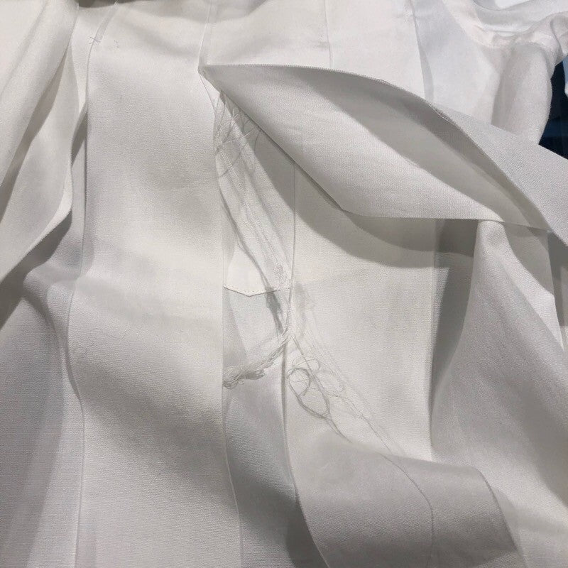 コムデギャルソン COMME des GARCONS フリルデザインロングシャツ RF-B002 コットン レディース 長袖シャツ
