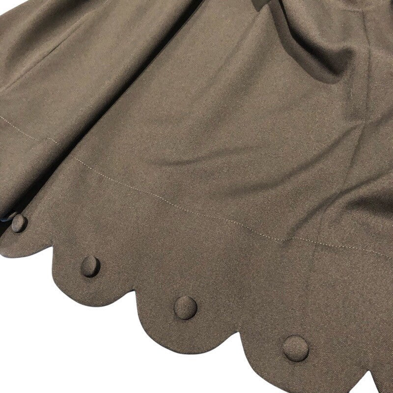 コムデギャルソン COMME des GARCONS ボタンバルーンスカート NP-S002 ウール レディース スカート