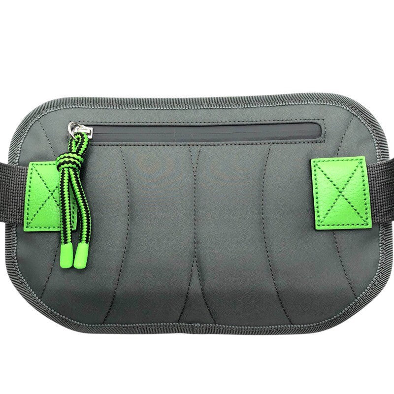 グッチ GUCCI GGナイロンベルトバッグ 752102 グレー/レッド ラバー/ナイロン/キャンバス メンズ ウエストバッグ