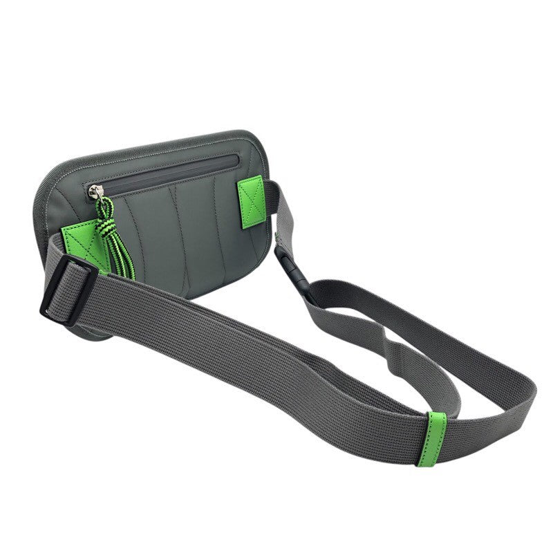 グッチ GUCCI GGナイロンベルトバッグ 752102 グレー/レッド ラバー/ナイロン/キャンバス メンズ ウエストバッグ