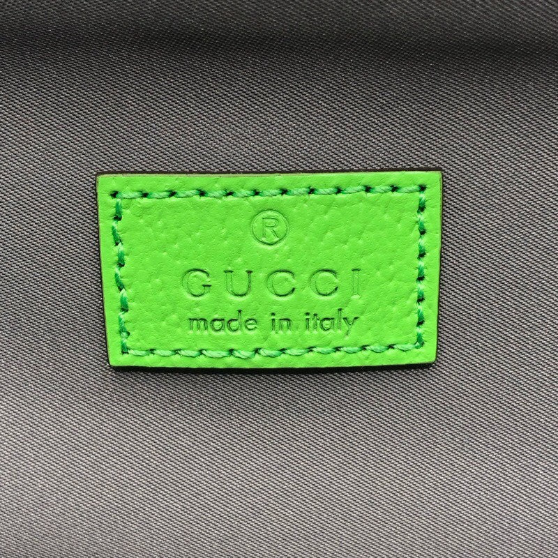 グッチ GUCCI GGナイロンベルトバッグ 752102 グレー/レッド ラバー/ナイロン/キャンバス メンズ ウエストバッグ