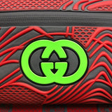 グッチ GUCCI GGナイロンベルトバッグ 752102 グレー/レッド ラバー/ナイロン/キャンバス メンズ ウエストバッグ