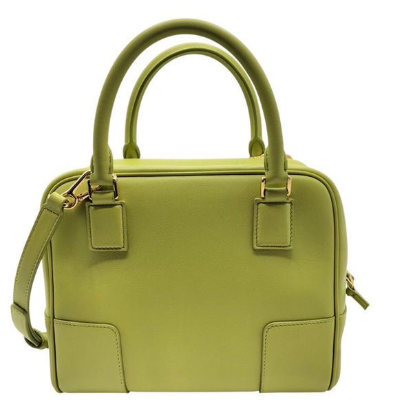 ロエベ LOEWE アマソナ19 A039N10X03 ライム×GD金具 レザー レディース ショルダーバッグ