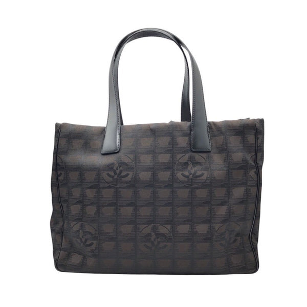 シャネル CHANEL ニュートラベルライントートMM A15991 ナイロンジャガード レディース トートバッグ