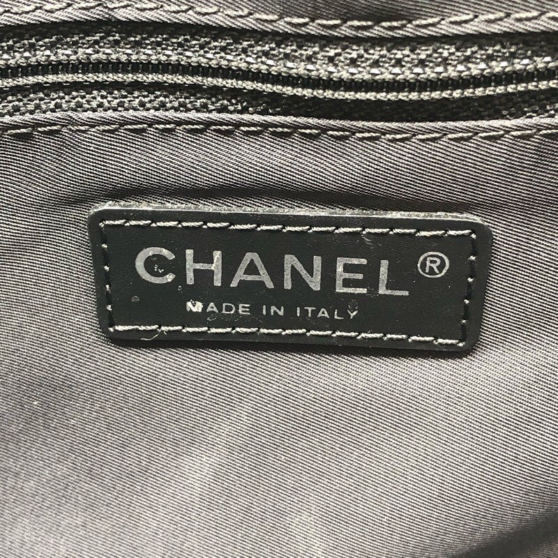 シャネル CHANEL ニュートラベルライントートMM A15991 ナイロンジャガード レディース トートバッグ