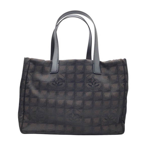 シャネル CHANEL ニュートラベルライントートMM A15991 ナイロンジャガード レディース トートバッグ