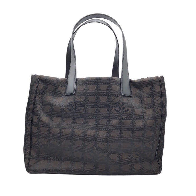 シャネル CHANEL ニュートラベルライントートMM A15991 ナイロンジャガード レディース トートバッグ