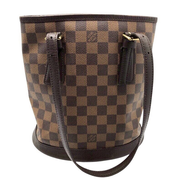 ルイ・ヴィトン LOUIS VUITTON マレ N42240 ブラウン/ゴールド金具 ダミエ レディース トートバッグ