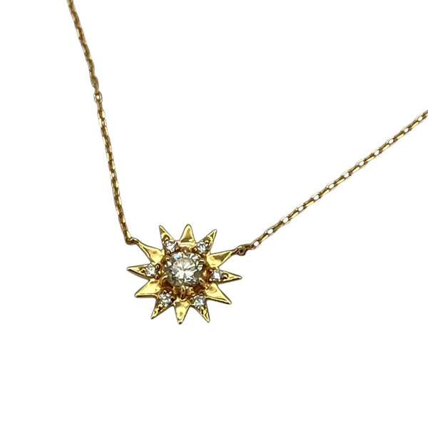 スタージュエリー STAR JEWELRY スターモチーフ イエローダイヤ ネックレス K18/イエローダイヤ/ダイヤモンド イエローダイヤ ジュエリー