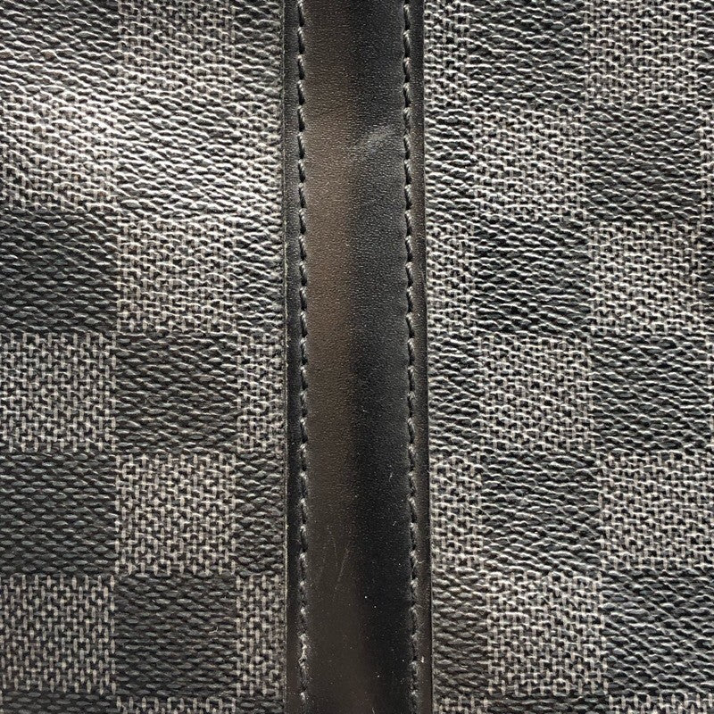 ルイ・ヴィトン LOUIS VUITTON タダオ N51192 グラファイト×SV金具 ダミエ・グラフィット キャンバス×レザー メンズ トートバッグ