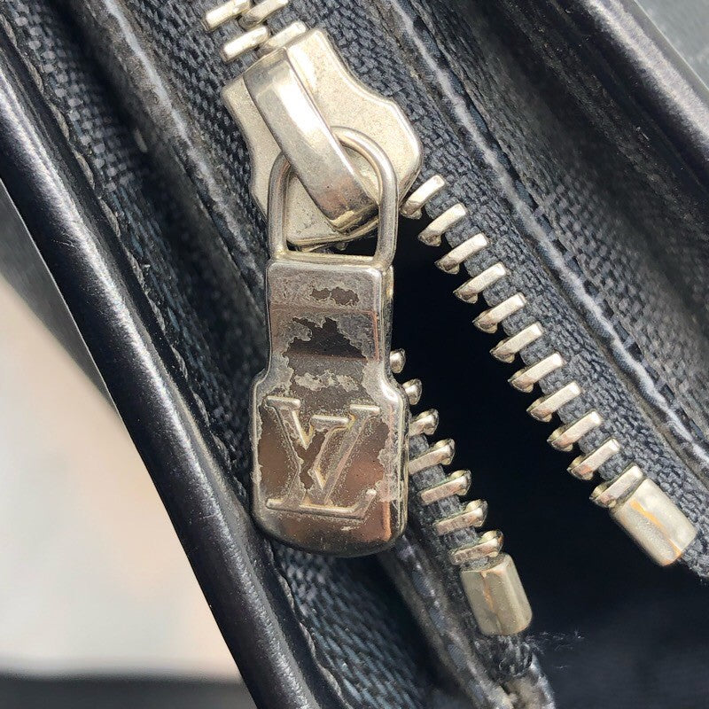 ルイ・ヴィトン LOUIS VUITTON タダオ N51192 グラファイト×SV金具 ダミエ・グラフィット キャンバス×レザー メンズ トートバッグ