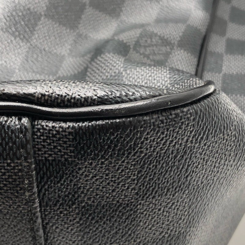 ルイ・ヴィトン LOUIS VUITTON タダオ N51192 グラファイト×SV金具 ダミエ・グラフィット キャンバス×レザー メンズ トートバッグ