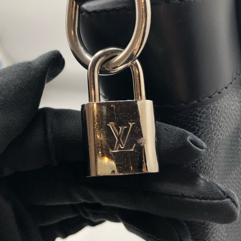 ルイ・ヴィトン LOUIS VUITTON タダオ N51192 グラファイト×SV金具 ダミエ・グラフィット キャンバス×レザー メンズ トートバッグ