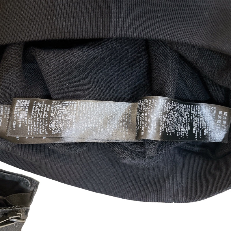 バレンシアガ BALENCIAGA ロゴ刺繡スウェットパーカー　2023年 761458 ブラック コットン メンズ パーカー