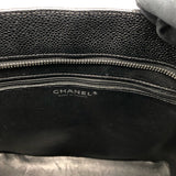 シャネル CHANEL 復刻トート A01804 ブラック ×SV金具 牛革 キャビアスキン レディース トートバッグ