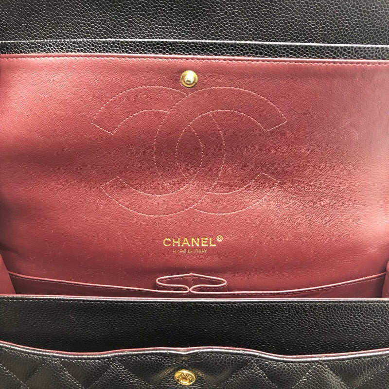 シャネル CHANEL マトラッセ30 A58600 ブラック/GD金具 キャビアスキン レディース ショルダーバッグ